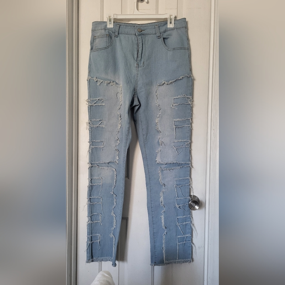 Trendy Plus Straight/Wide Leg Jeans